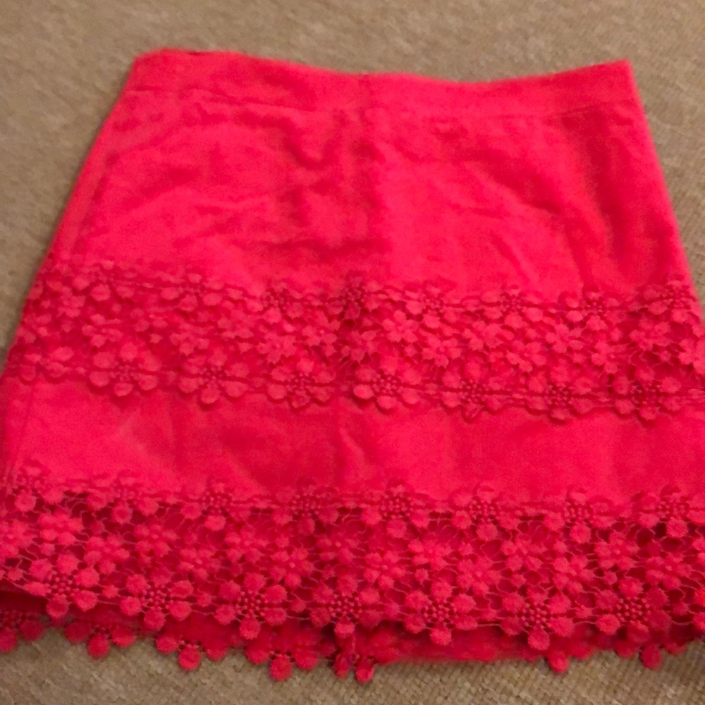 Lacey red J.Crew skirt